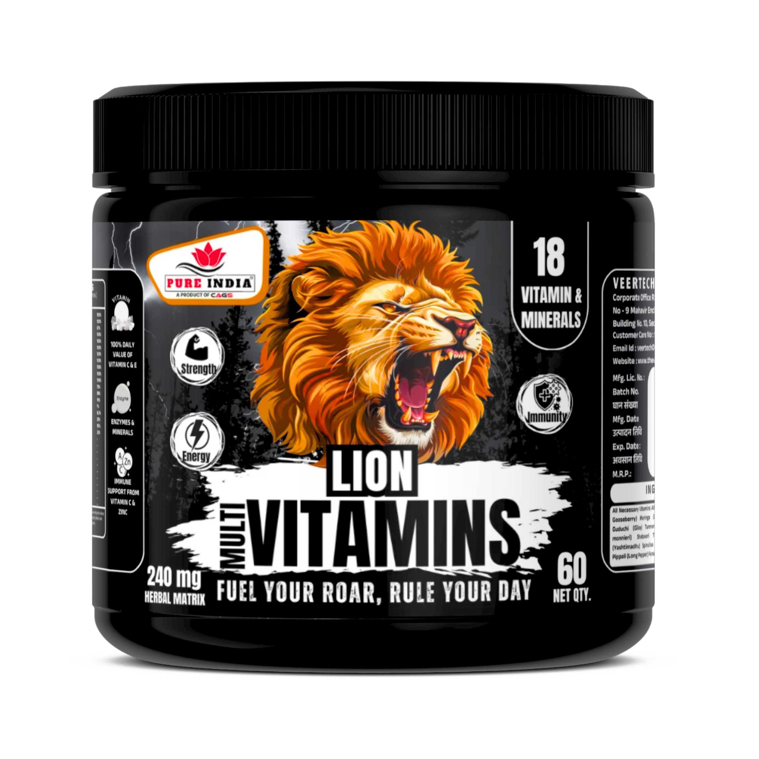 multi vitamin-min Lion Multi Vitamins | PURE INDIA - Image 1
